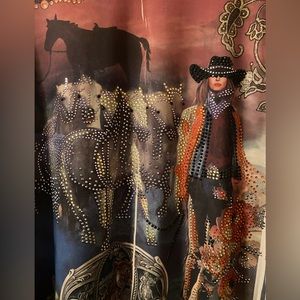 Cover Charge embellished tunic top, size S